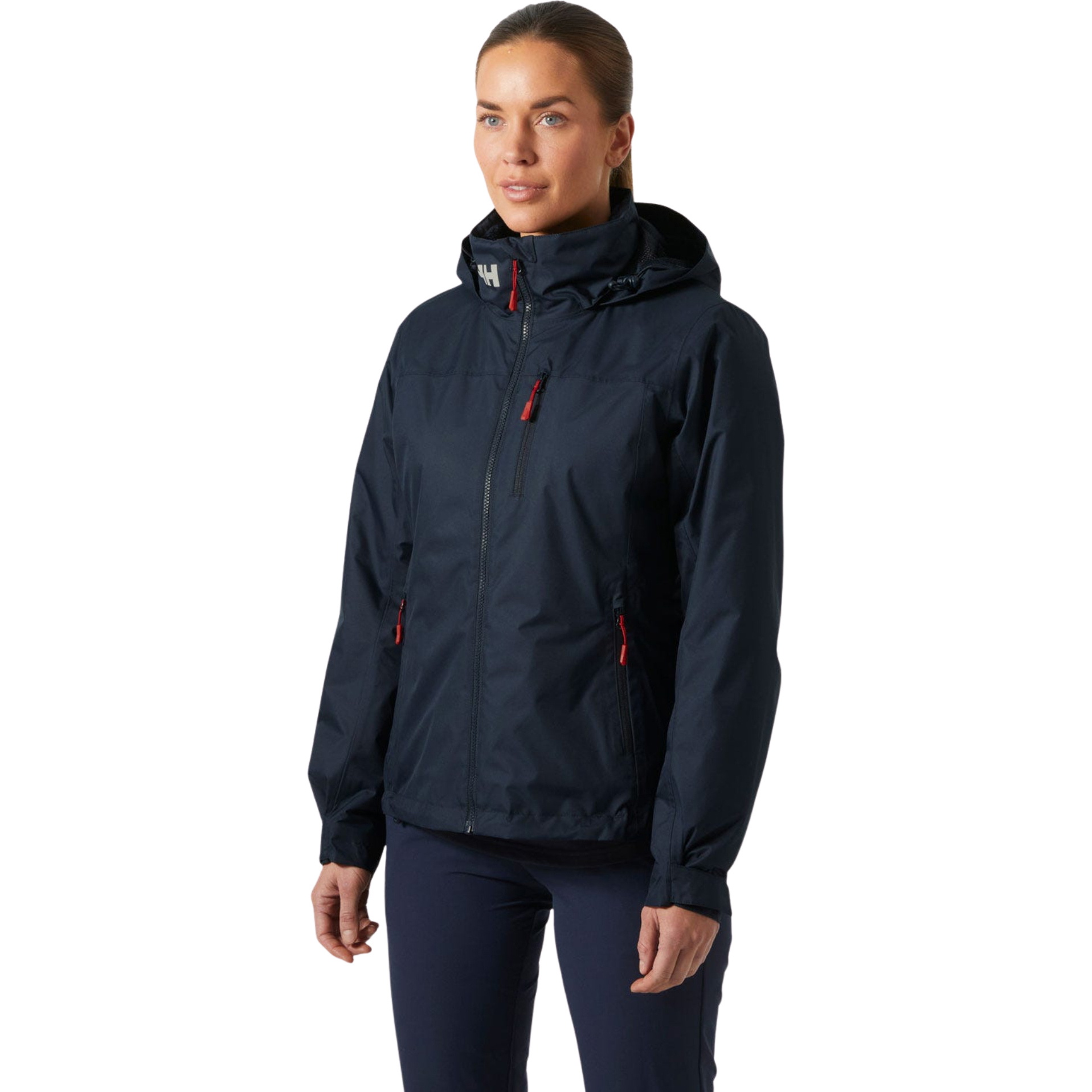 2026 Helly Hansen Womens Crew Hooded Pile Jacket 34527 - Navy